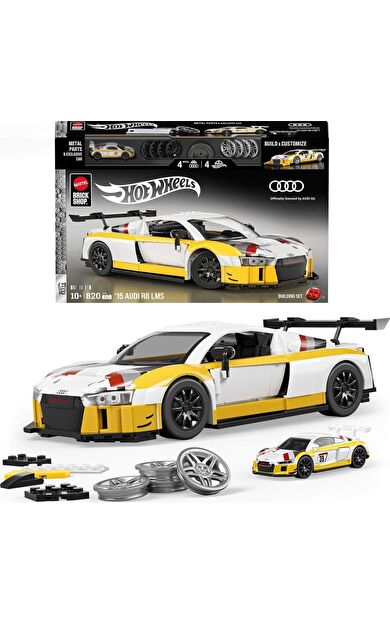 Mattel Brick Shop Hot Wheels JFT18 '15 Audi R8 LMS