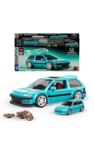 Mattel Brick Shop Hot Wheels JHF62 Custom '90 Honda Civic EF