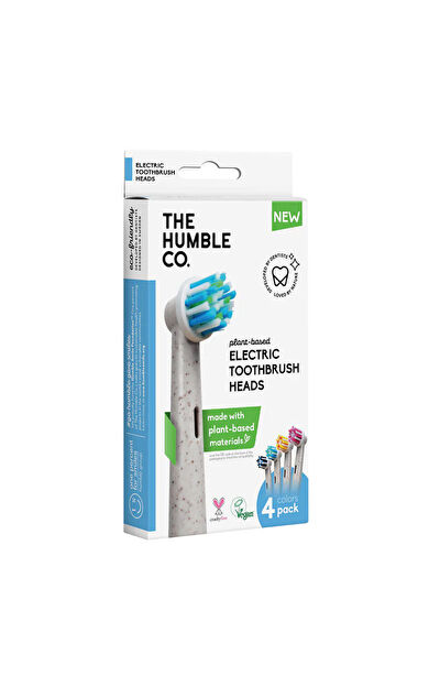 The Humble Co Bitki Bazlı Elektrikli Diş Fırçası Başlığı 4 Adet