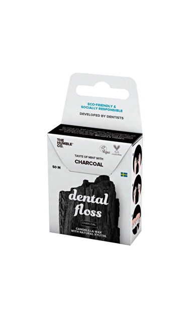 The Humble Co Doğal Diş İpi 50 mt | Kömür