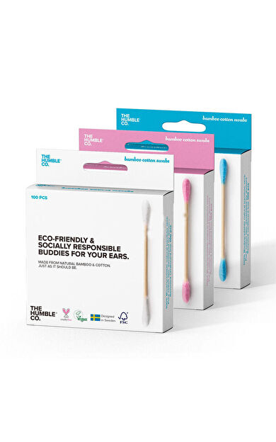 The Humble Co Kulak Temizleme Çubuğu 100 Adet