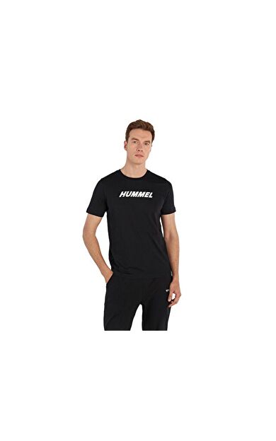Hummel Elemental Logo Cotton Tee Erkek Günlük Tişört 911947-2001 Siyah