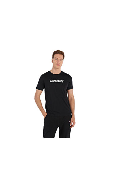 Hummel Elemental Logo Cotton Tee Erkek Günlük Tişört 911947-2001 Siyah