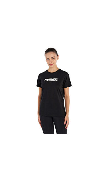 Hummel T-Te Elemental Logo Cotton Tee Kadın Günlük Tişört 912016-2001 Siyah