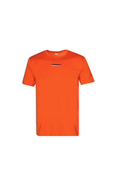 Hummel Lambert T-Shirt Erkek Günlük Tişört 912127-5022 Turuncu