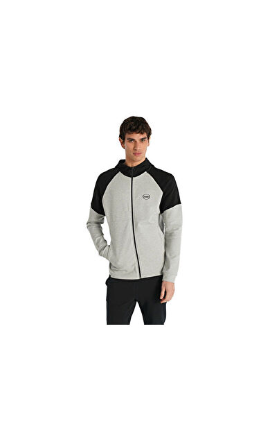 Hummel Inter Zip Hoodie Erkek Günlük Ceket 921257-2393 Gri