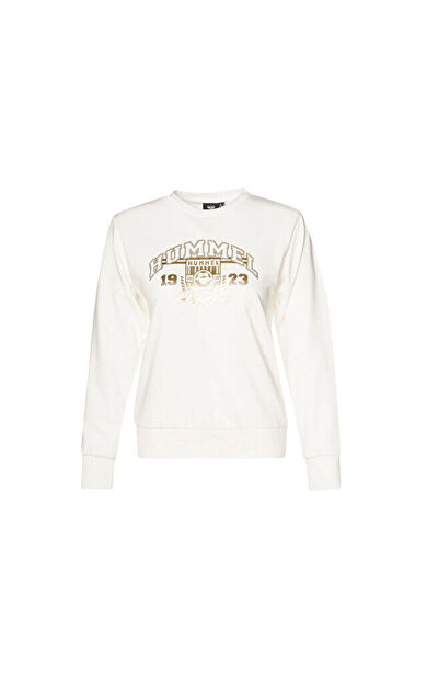 Hummel Lenes Sweatshirt Kadın Günlük Sweatshirts 922247-9003 Beyaz