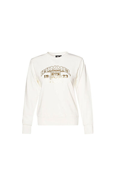 Hummel Lenes Sweatshirt Kadın Günlük Sweatshirts 922247-9003 Beyaz