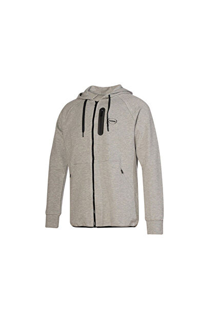 Hummel Nova Zip Hoodie Erkek Günlük Ceket 980343-2006 Gri