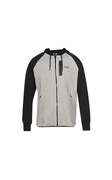 Hummel Nova Zip Hoodie Erkek Günlük Ceket 980343-2393 Gri