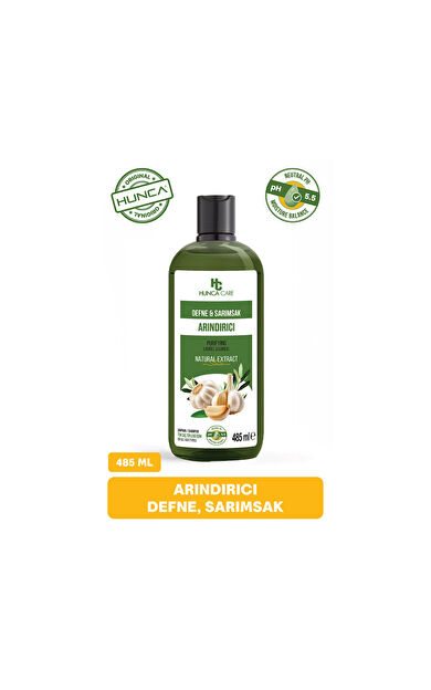 Hunca Care Defne & Sarımsak Arındırıcı Şampuan 485 Ml