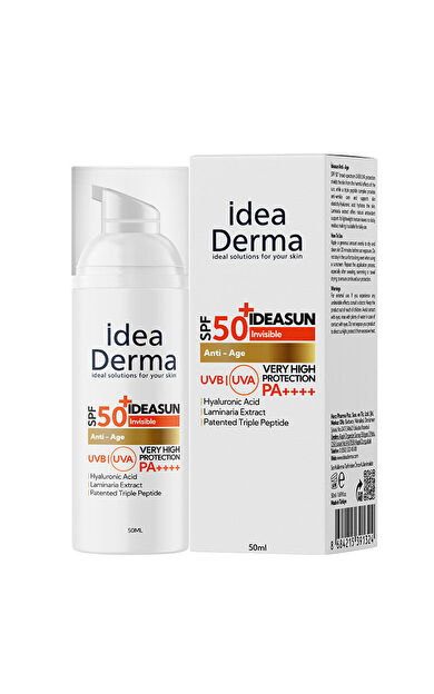 İdea Derma İdeasun Anti Age SPF50+ Yaşlanma Karşıtı Güneş Kremi 50 ml