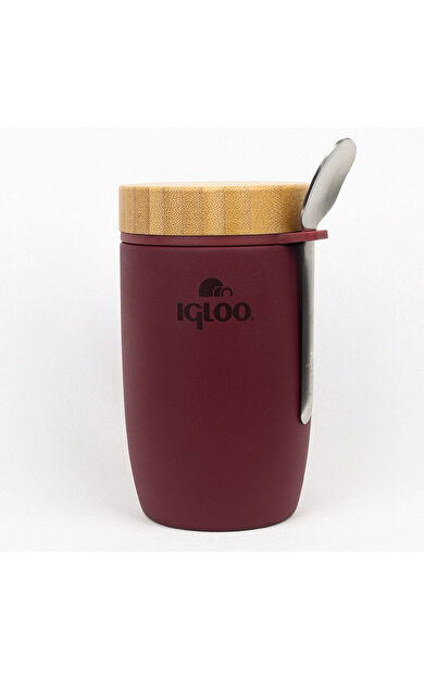 Igloo Bamboo Yemek Termosu 500ml-BORDO