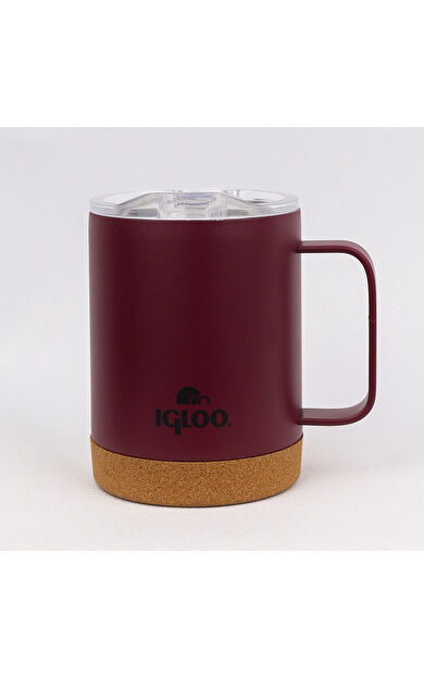 Igloo Cork Mug 350ml-BORDO