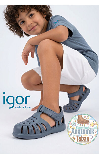 Tobby Solid Çocuk Sandalet Ayakkabı S10271-225Oceano