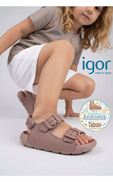S10313-010 Maui Mc Çocuk Unisex Sandalet Gül Kurusu