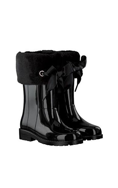 W10239 Campera Charol Soft Çocuk Siyah Yağmur Çizmesi