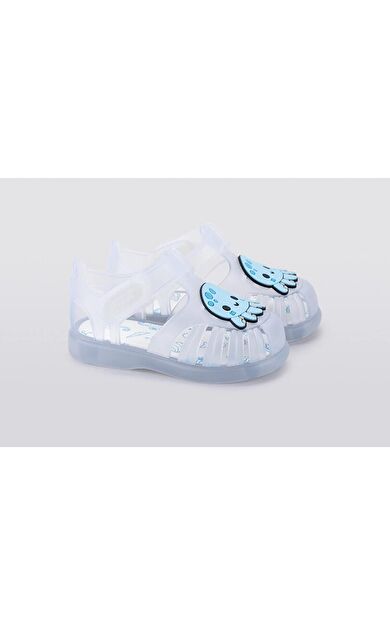 S10306 Tobby V. Pulpo Çocuk Sandalet Beyaz-Açık Mavi