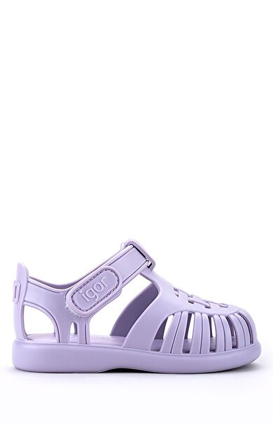 Tobby Solıd Mor Çocuk Sandalet