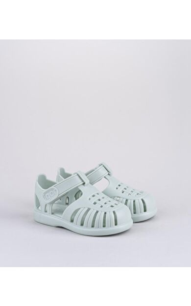 S10271-026 Tobby Solıd Menta Mind Sandalet