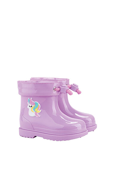 W10253 Bimbi Unicorn Yağmur Çizmesi Malva/Mor