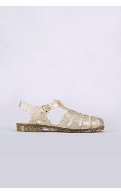 S10262 Biarritz Glitter Sandalet Simli Altın