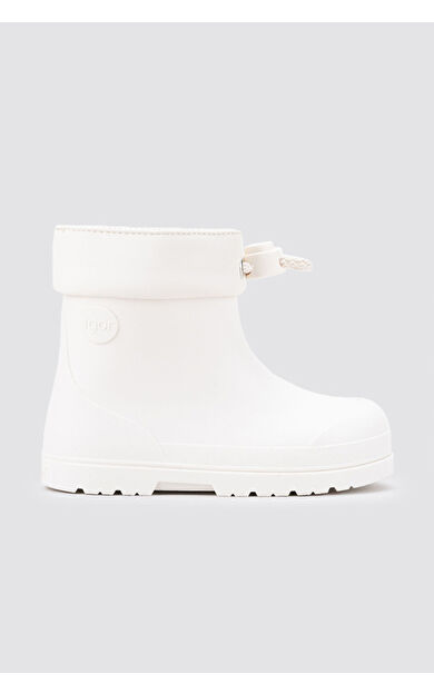 Igor MENDI Unisex Çocuk Çizme Beyaz