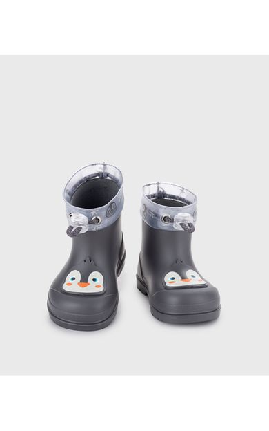 IGOR Mendi Pinguino erkek çocuk antrasit (Penguenli) yağmur çizmesi W10362-134