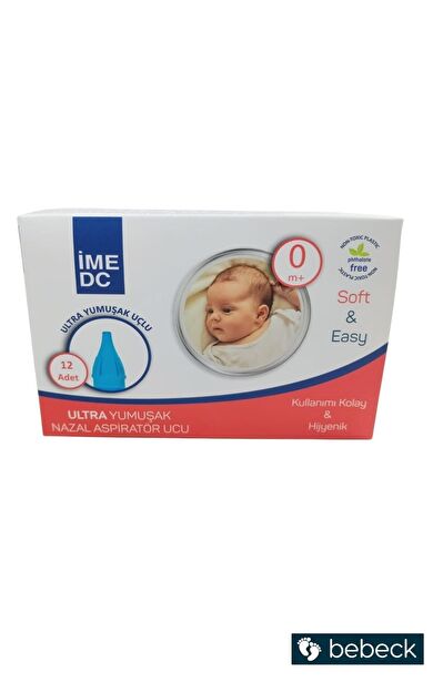 Ime-Dc İme Dc Otribebe Bruno Baby Uyumlu Nazal Burun Aspiratörü Ucu 12 Adet