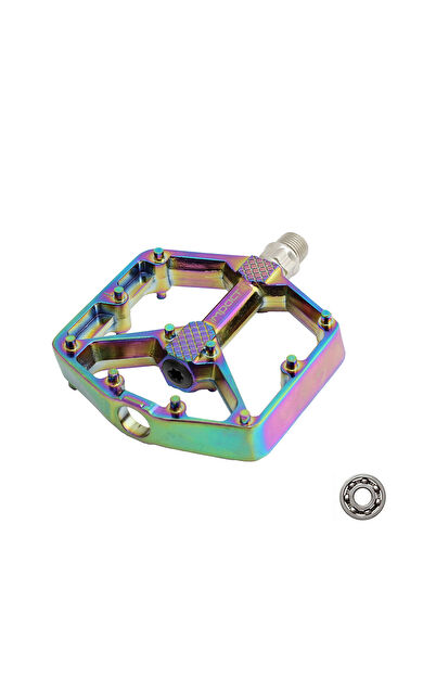 Impact O-SLICK Alüminyum Bisiklet Pedalı Tek Rulmanlı Rainbow PDL-228