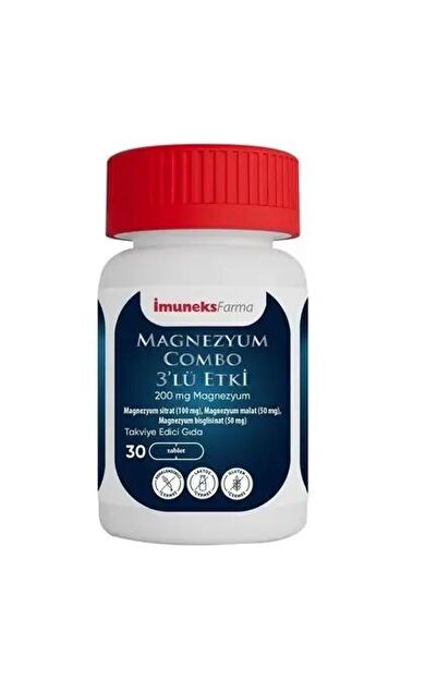 İmuneks Magnezyum Combo 3'lü Etki 60 Tablet