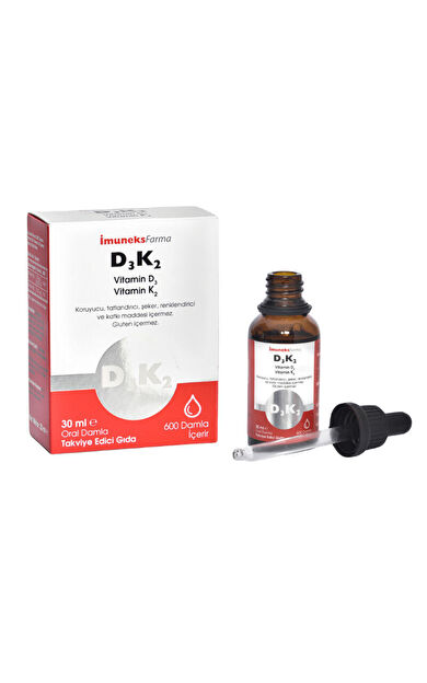Imuneks D3 K2 Takviye Edici Gıda Damla 30ml