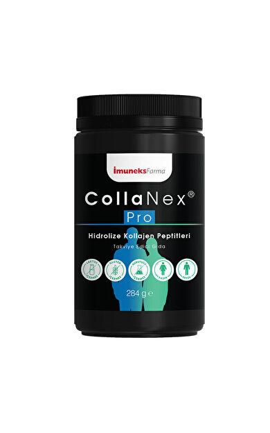 İmuneks Farma CollaNex Pro Hidrolize Kollajen Peptitleri Takviye Edici Gıda 284 g