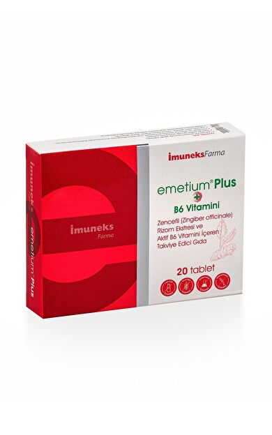 İmuneks Farma Emetium Plus 20 Tablet