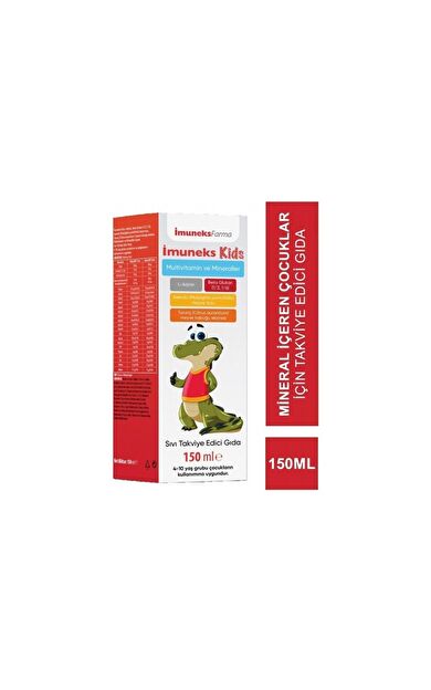 Imuneks Kids Multivitamin ve Mineraller Takviye Edici Gıda 150 ml