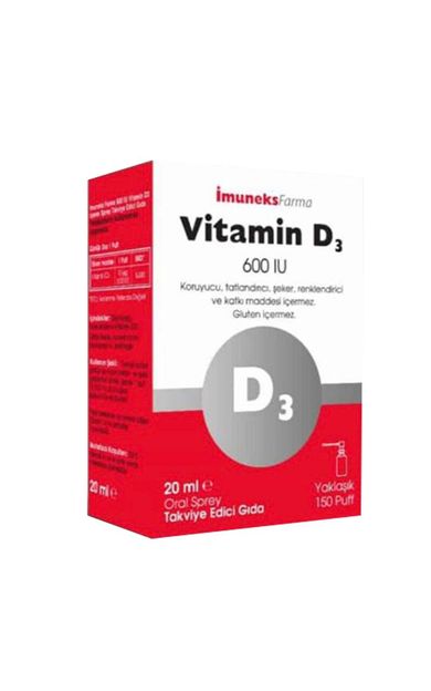 Imuneks Vitamin D3 600 IU 20 ml