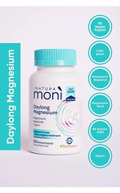 Inatura Moni Daylong Magnesium 90 Kapsül