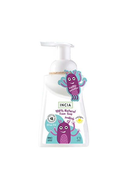 INCIA Çocuklar İçin Zeytinyağlı Doğal Köpük Sabun 200 ml