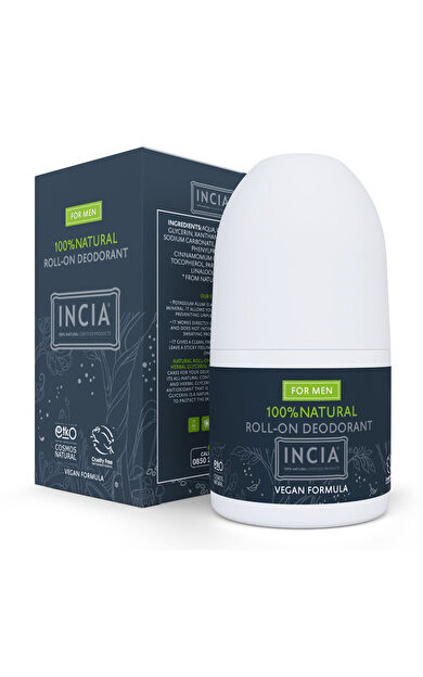INCIA Doğal Roll-On Deodorant (Erkekler İçin) 50 ml