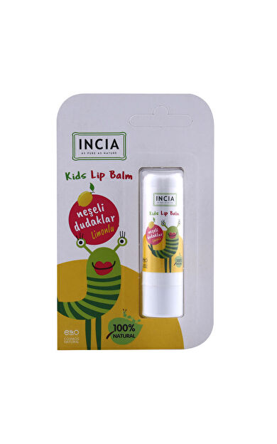 INCIA Kids Lip Balm Dudak Besleyici Limon 6 gr