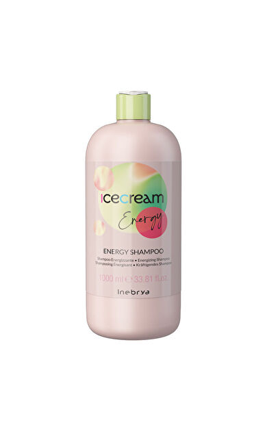 Inebrya Ice Cream Energizing Shampoo For Fine Hair 1000 ml