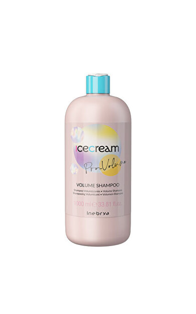 Inebrya Ice Cream Volumizing Shampoo For Thin Hair 1000 ml