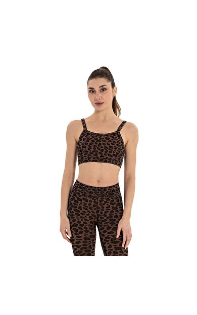 Inguz Leopar Desen Seamless Bra Leopar