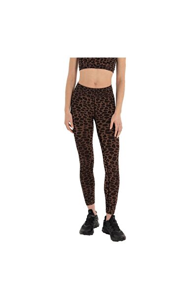 Inguz Leopar Desen Seamless Toparlayıcı Tayt