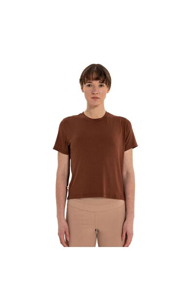 Inguz Modal Bisiklet Yaka Basic Yoga T-Shirt