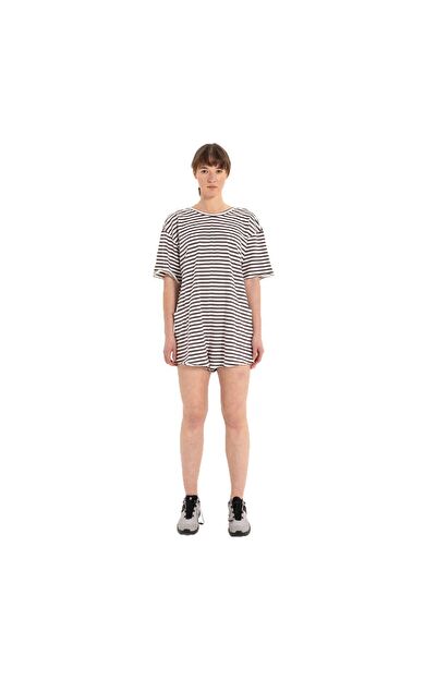 Inguz Stripe %100 Pamuk Şort Tulum