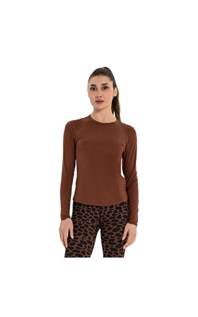 Inguz Uzun Kollu Basic Modal Yoga T-Shirt