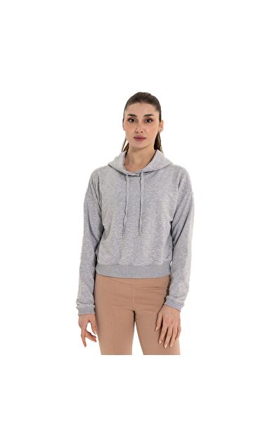 Inguz Kapüşonlu Hoodie Gri