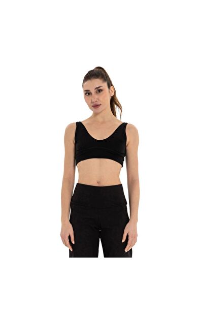 Inguz Ecovero Yoga Bra Siyah