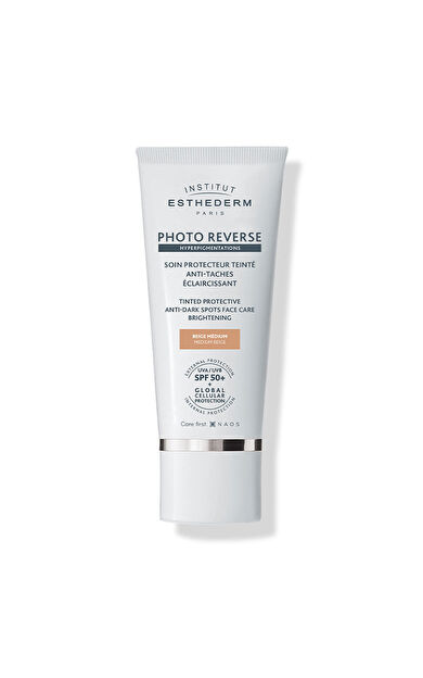 Institut Esthederm Photo Reverse SPF50+ Renkli Güneş Kremi 50 ml - Medium Beige